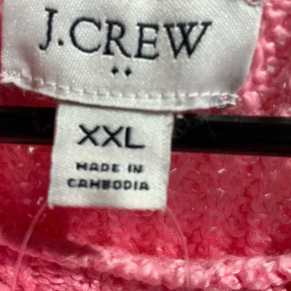 J. Crew Pink Crew Neck Sweater - Picture 2 of 4